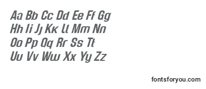 GenghisKhanItalic Font