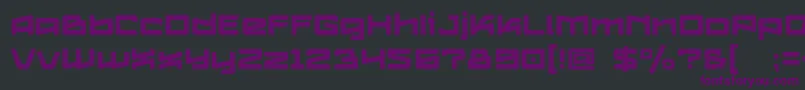 Logofontik4fStripesRegular Font – Purple Fonts on Black Background