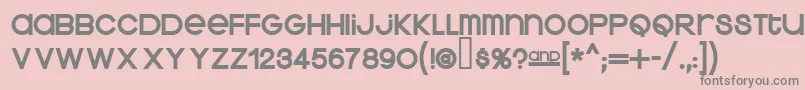More about Kravet Font Kravet Font – Gray Fonts on Pink Background