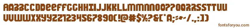 Шрифт Warnationexpand – коричневые шрифты