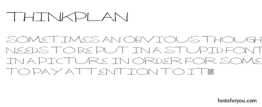 Review of the Thinkplan Font