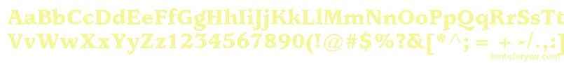 UsherwoodstdBlack Font – Yellow Fonts