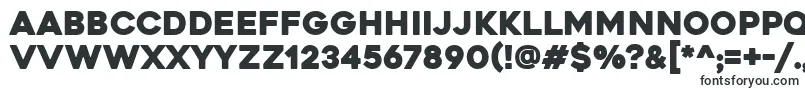 Шрифт Heavitas – очерченные шрифты