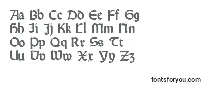 Rundgotischrauh Font