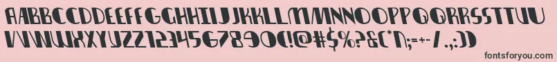 Nathanbrazilleft Font – Black Fonts on Pink Background