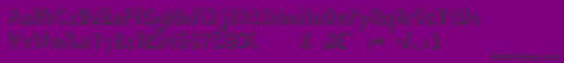 HabanaViejaDemo Font – Black Fonts on Purple Background