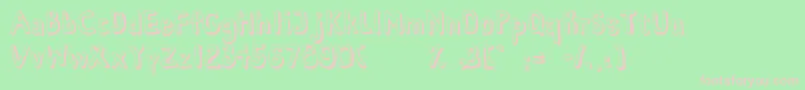 HabanaViejaDemo Font – Pink Fonts on Green Background