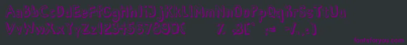 HabanaViejaDemo Font – Purple Fonts on Black Background