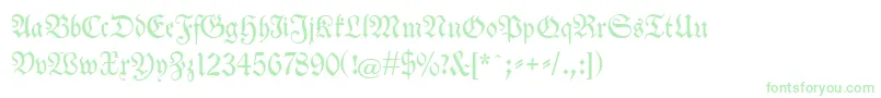 Neuetheuerdankfrakturunz1a Font – Green Fonts