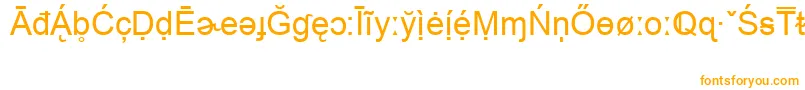 BookshelfSymbol5 Font – Orange Fonts on White Background