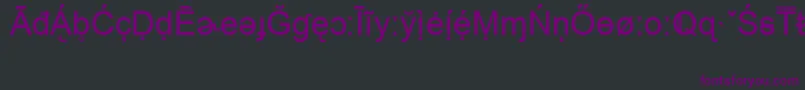 Шрифт BookshelfSymbol5 – фиолетовые шрифты на чёрном фоне