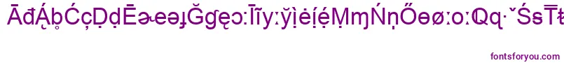 BookshelfSymbol5 Font – Purple Fonts on White Background