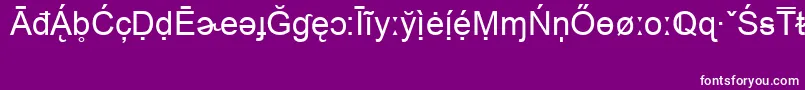 BookshelfSymbol5 Font – White Fonts on Purple Background
