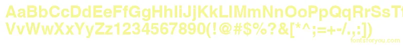 AgHelveticaBold Font – Yellow Fonts