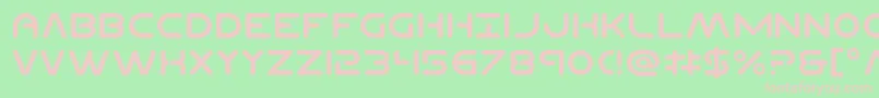 Planetncompact Font – Pink Fonts on Green Background