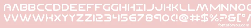 Planetncompact Font – White Fonts on Pink Background