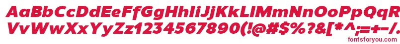 UnimanBlackitalic Font – Red Fonts