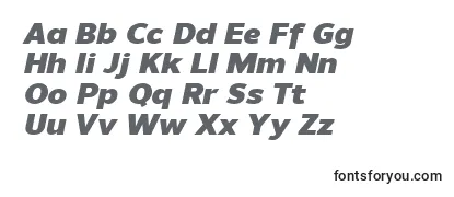 UnimanBlackitalic-fontti