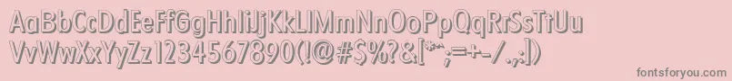 Más sobre la fuente FloridashadowRegular fuente FloridashadowRegular – Fuentes Grises Sobre Fondo Rosa
