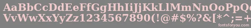 AeAlmateenBold Font – Pink Fonts on Gray Background