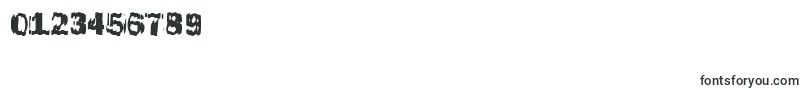fuente Funky46Bold – Fuentes para números