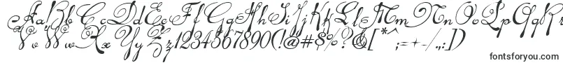 Шрифт Rhalinai – надписи красивыми шрифтами