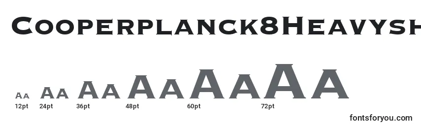 Cooperplanck8Heavysh Font Sizes