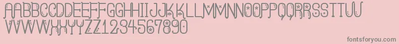 Подробнее о шрифте KasquiwaneSt Шрифт KasquiwaneSt – серые шрифты на розовом фоне