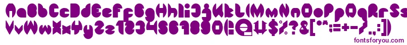 Police DragonFlyFilled – polices violettes