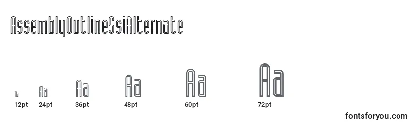 AssemblyOutlineSsiAlternate Font Sizes