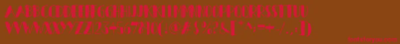HeronsNest Font – Red Fonts on Brown Background