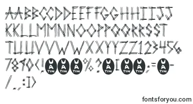 2ProngTree font – african Fonts