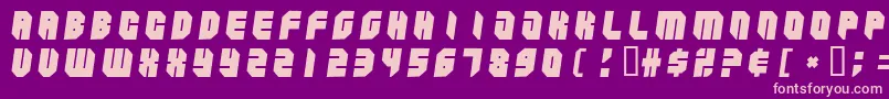 Lisätietoja Zipperblues-fontista Zipperblues-fontti – vaaleanpunaiset fontit violetilla taustalla