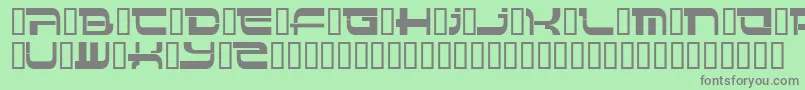Insert4 Font – Gray Fonts on Green Background