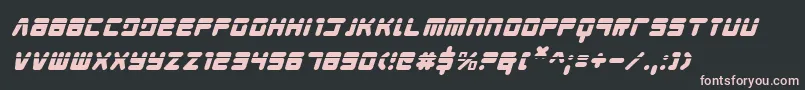 Youngtechslaseri Font – Pink Fonts on Black Background
