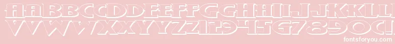 Wolf4beo Font – White Fonts on Pink Background