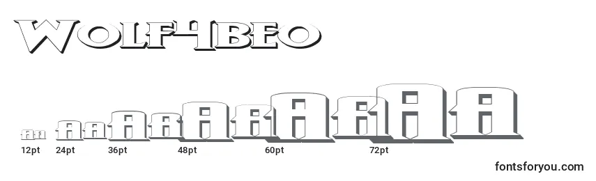 Wolf4beo Font Sizes