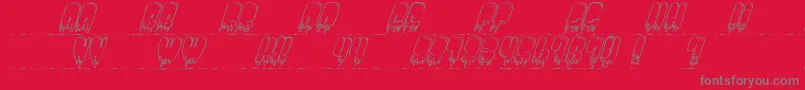 FantomBetter Font – Gray Fonts on Red Background