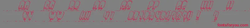 FantomBetter Font – Red Fonts on Gray Background