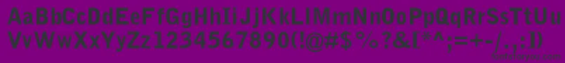 GrotesquemtstdBlack Font – Black Fonts on Purple Background