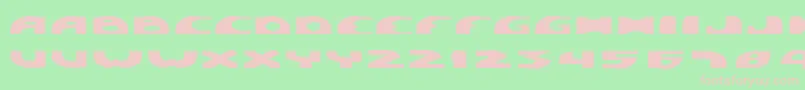 Шрифт Pigsty – розовые шрифты на зелёном фоне