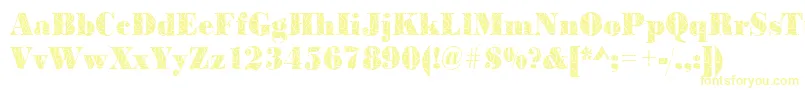 BodonistrokesRegular Font – Yellow Fonts