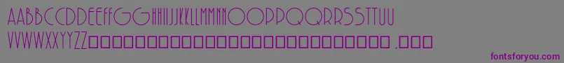 SolarRegular Font – Purple Fonts on Gray Background