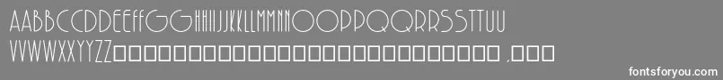 Шрифт SolarRegular – белые шрифты на сером фоне