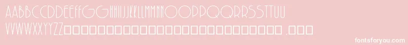 SolarRegular Font – White Fonts on Pink Background