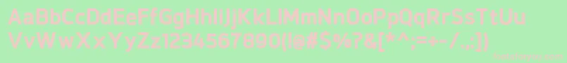 Weitere Informationen zur BrokmanHeavy-Schriftart BrokmanHeavy-Schriftart – Rosa Schriften auf grünem Hintergrund