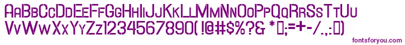 Шрифт HallandaleStencilBoldScJl – фиолетовые шрифты