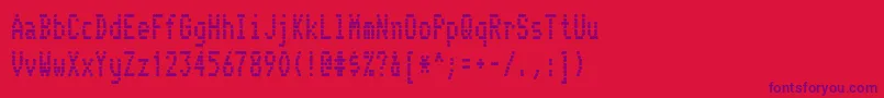 Шрифт TelidonCdBold – фиолетовые шрифты на красном фоне