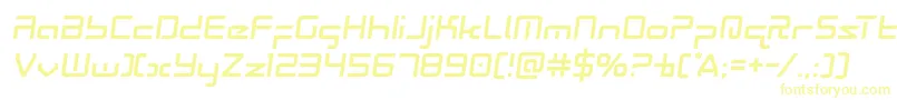 Radiospacesemital Font – Yellow Fonts