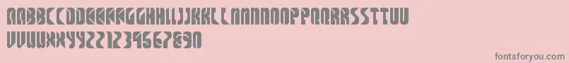 SpaceCowboys Font – Gray Fonts on Pink Background